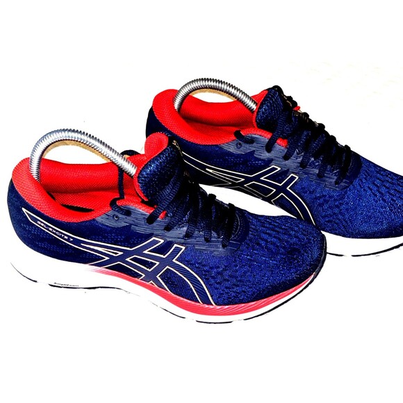 Men's ASICS GEL-Excite 7 Running Sneaker Tuna Blue / Red Size 7  101B183 - Picture 4 of 6